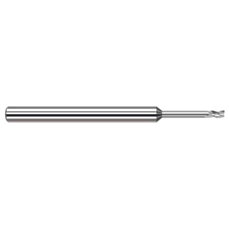 Miniature End Mill - 3 Flute - Square, 0.0170, Length Of Cut: 0.0260